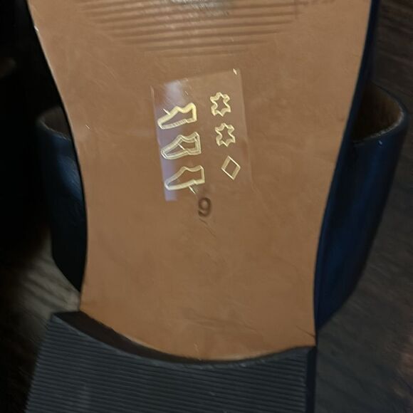 Madewell The Dixson Fisherman Mule in True Black Size 9/ excellent - Picture 8 of 9